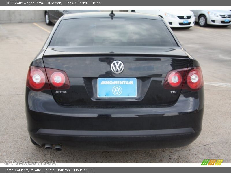 Black / Cornsilk Beige 2010 Volkswagen Jetta TDI Sedan