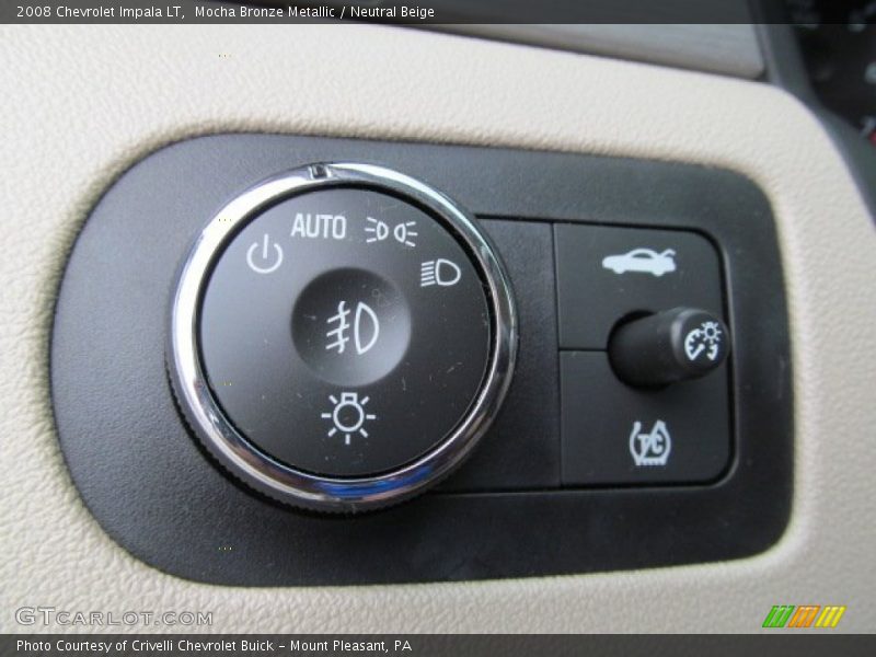 Mocha Bronze Metallic / Neutral Beige 2008 Chevrolet Impala LT