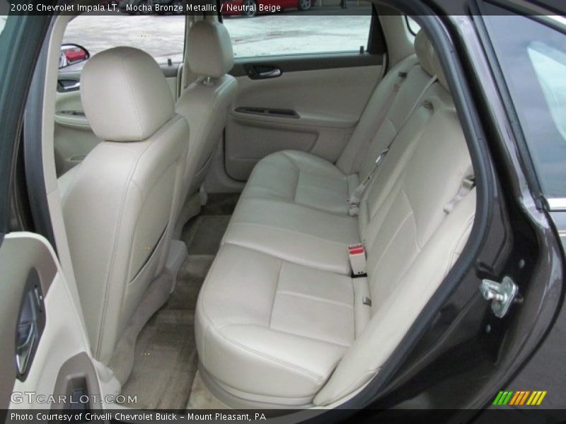 Mocha Bronze Metallic / Neutral Beige 2008 Chevrolet Impala LT
