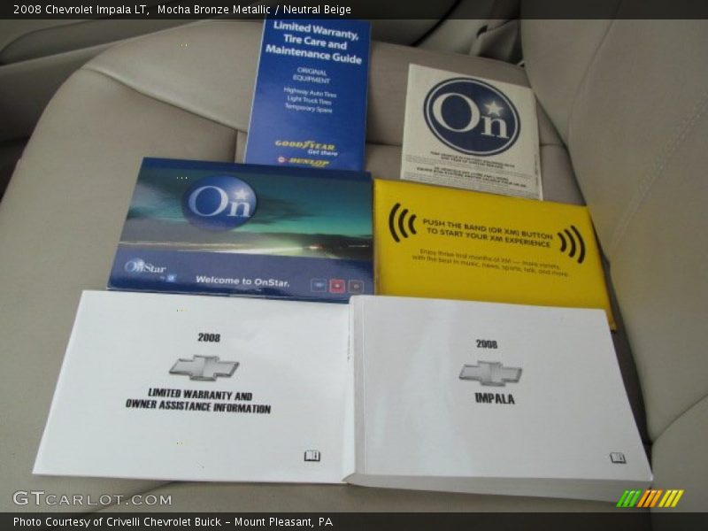 Mocha Bronze Metallic / Neutral Beige 2008 Chevrolet Impala LT