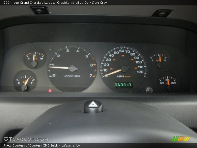 Graphite Metallic / Dark Slate Gray 2004 Jeep Grand Cherokee Laredo