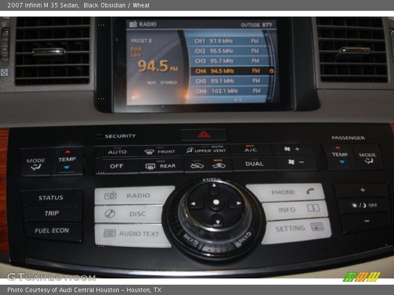 Black Obsidian / Wheat 2007 Infiniti M 35 Sedan