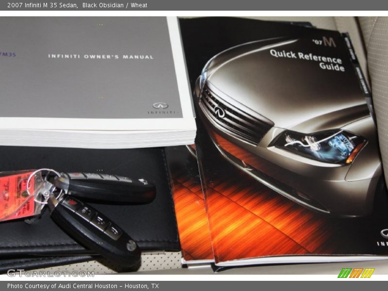 Black Obsidian / Wheat 2007 Infiniti M 35 Sedan