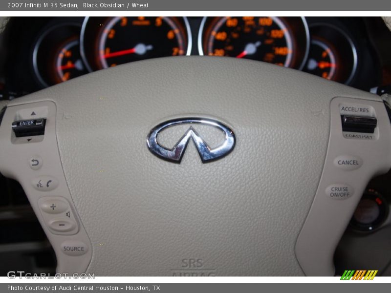Black Obsidian / Wheat 2007 Infiniti M 35 Sedan