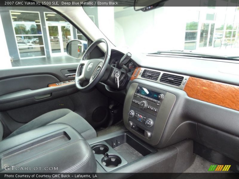 Deep Blue Metallic / Ebony Black 2007 GMC Yukon XL 1500 SLE