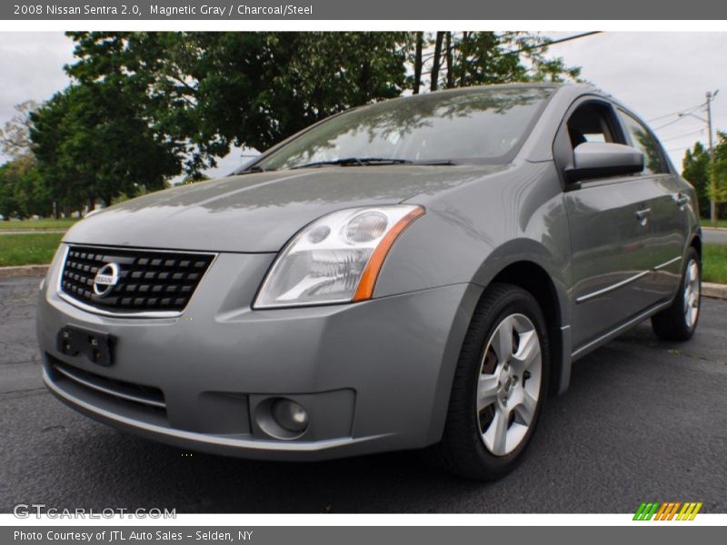 Magnetic Gray / Charcoal/Steel 2008 Nissan Sentra 2.0