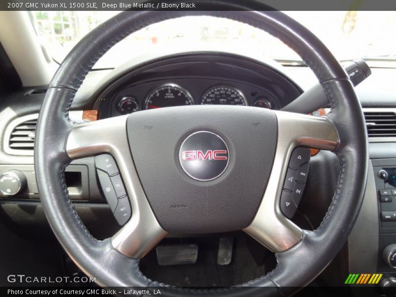 Deep Blue Metallic / Ebony Black 2007 GMC Yukon XL 1500 SLE