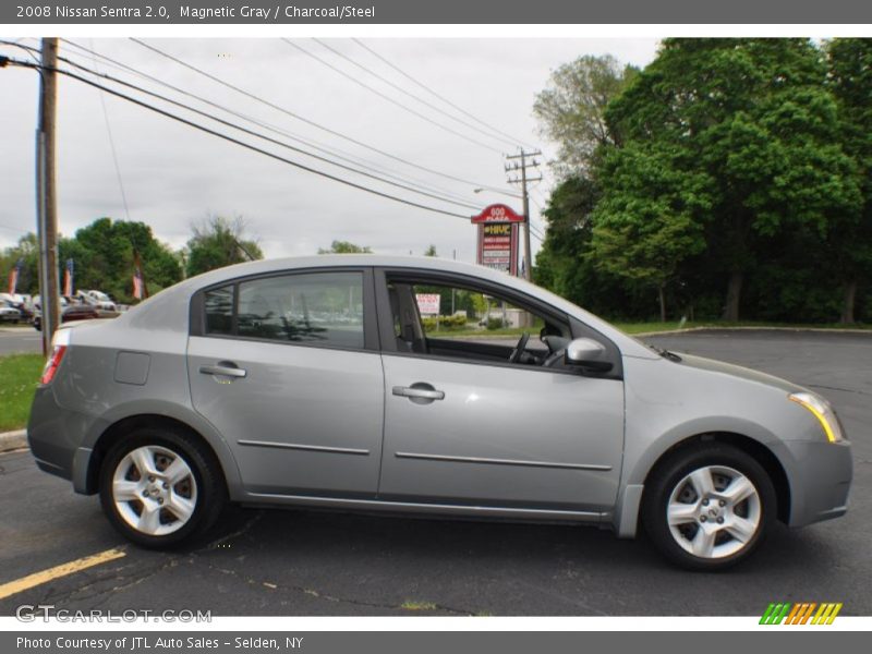 Magnetic Gray / Charcoal/Steel 2008 Nissan Sentra 2.0