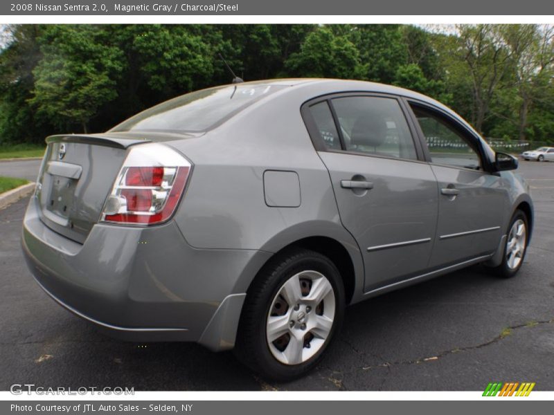 Magnetic Gray / Charcoal/Steel 2008 Nissan Sentra 2.0