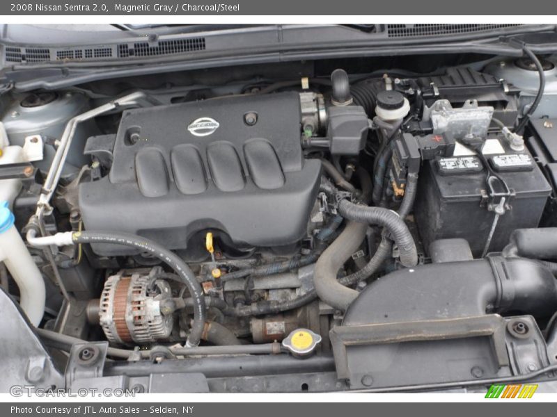 Magnetic Gray / Charcoal/Steel 2008 Nissan Sentra 2.0