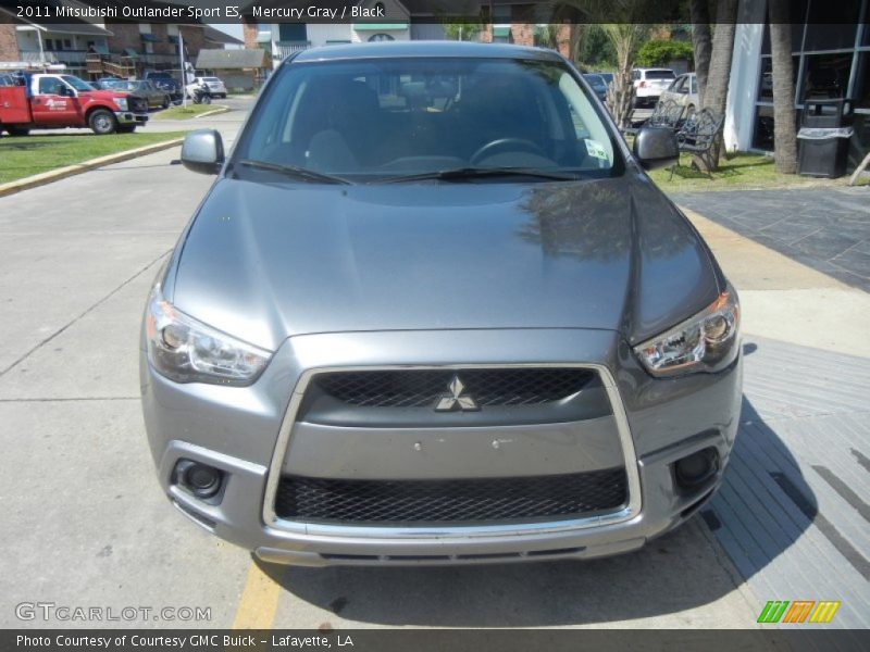 Mercury Gray / Black 2011 Mitsubishi Outlander Sport ES