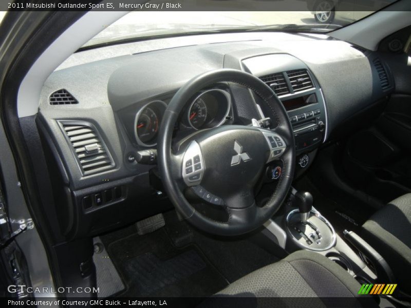 Mercury Gray / Black 2011 Mitsubishi Outlander Sport ES