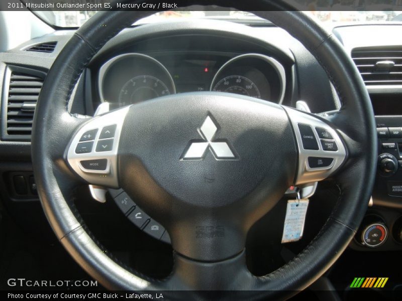 Mercury Gray / Black 2011 Mitsubishi Outlander Sport ES