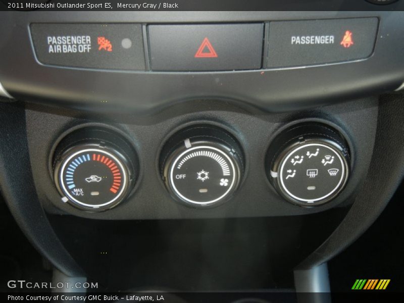 Mercury Gray / Black 2011 Mitsubishi Outlander Sport ES