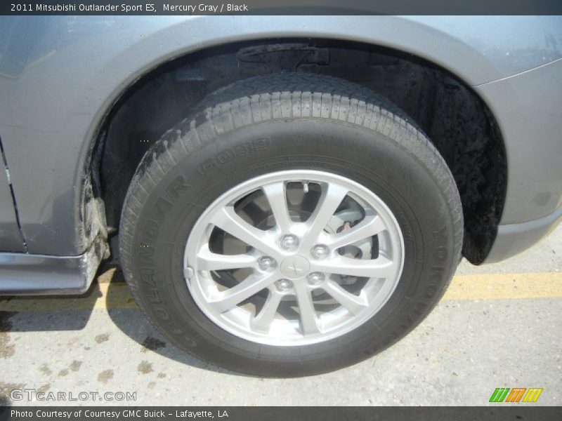 Mercury Gray / Black 2011 Mitsubishi Outlander Sport ES