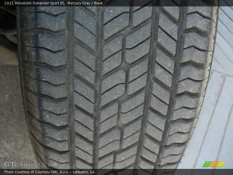 Mercury Gray / Black 2011 Mitsubishi Outlander Sport ES