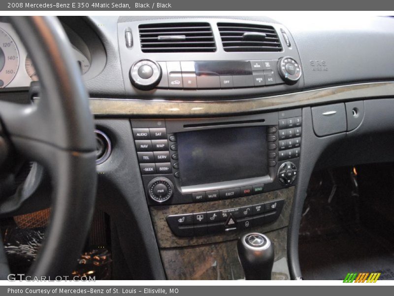 Black / Black 2008 Mercedes-Benz E 350 4Matic Sedan