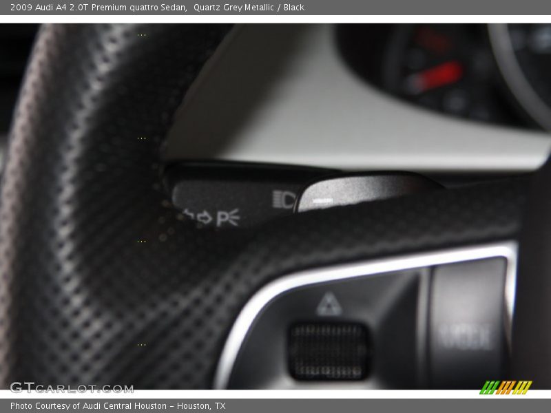 Quartz Grey Metallic / Black 2009 Audi A4 2.0T Premium quattro Sedan