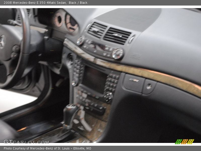 Black / Black 2008 Mercedes-Benz E 350 4Matic Sedan
