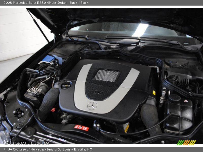 Black / Black 2008 Mercedes-Benz E 350 4Matic Sedan