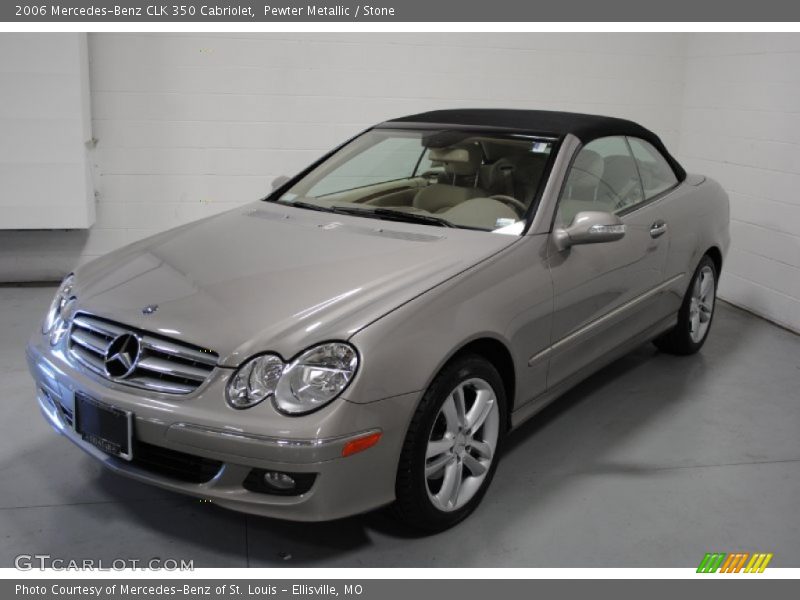 Pewter Metallic / Stone 2006 Mercedes-Benz CLK 350 Cabriolet