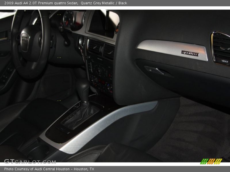 Quartz Grey Metallic / Black 2009 Audi A4 2.0T Premium quattro Sedan