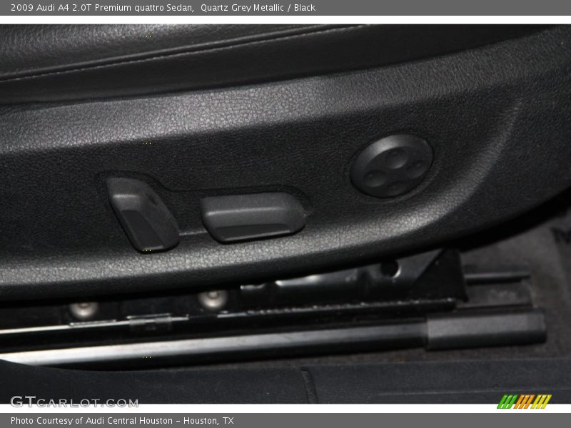 Quartz Grey Metallic / Black 2009 Audi A4 2.0T Premium quattro Sedan