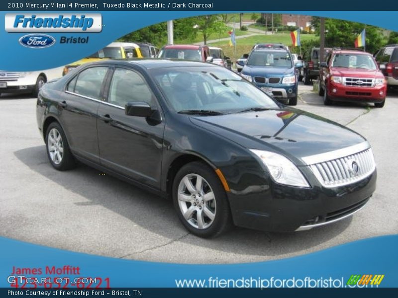 Tuxedo Black Metallic / Dark Charcoal 2010 Mercury Milan I4 Premier