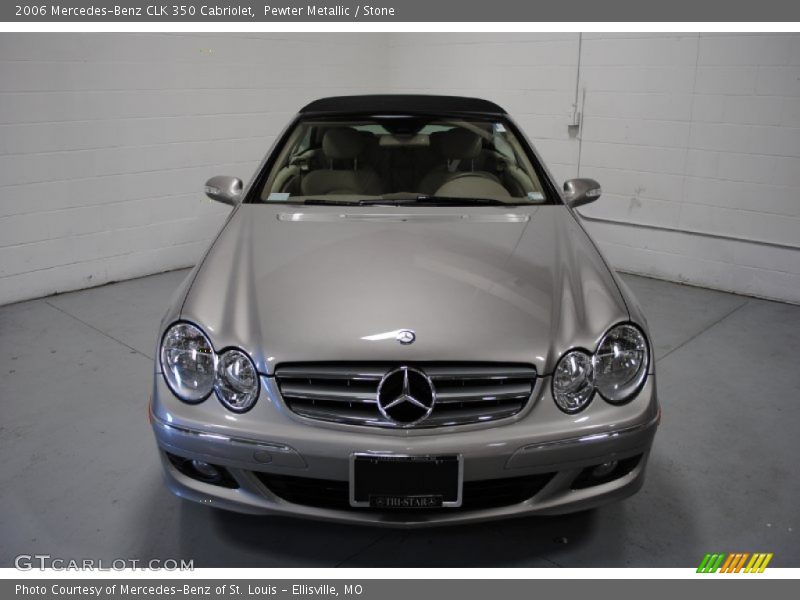Pewter Metallic / Stone 2006 Mercedes-Benz CLK 350 Cabriolet