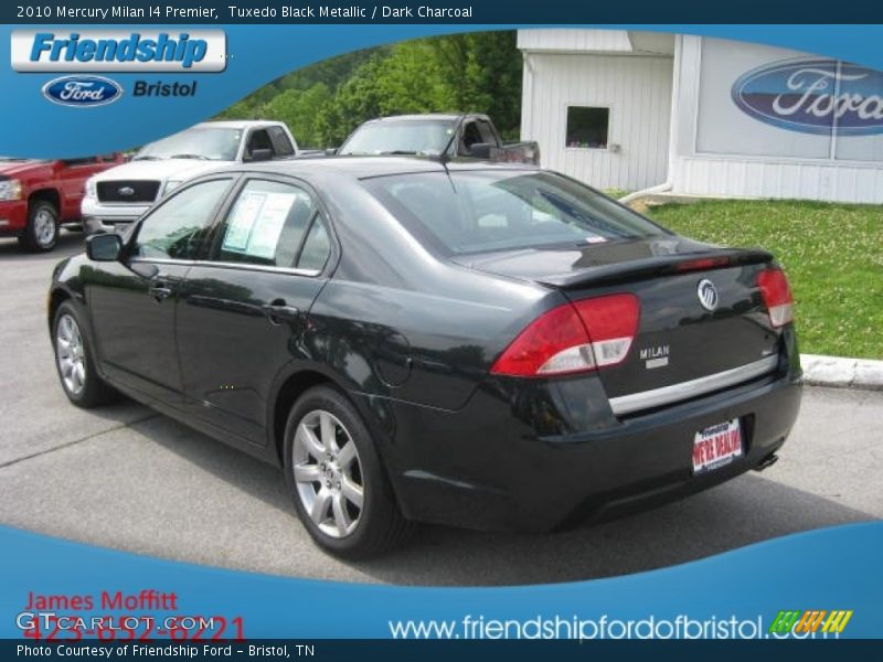 Tuxedo Black Metallic / Dark Charcoal 2010 Mercury Milan I4 Premier