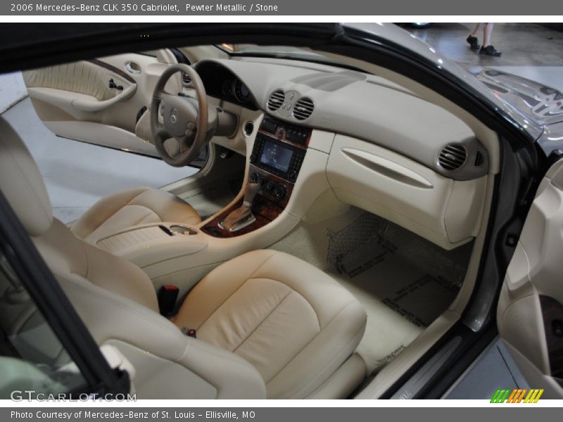 Pewter Metallic / Stone 2006 Mercedes-Benz CLK 350 Cabriolet