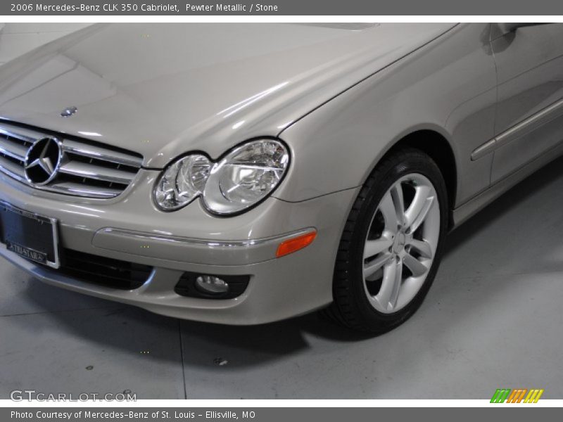 Pewter Metallic / Stone 2006 Mercedes-Benz CLK 350 Cabriolet