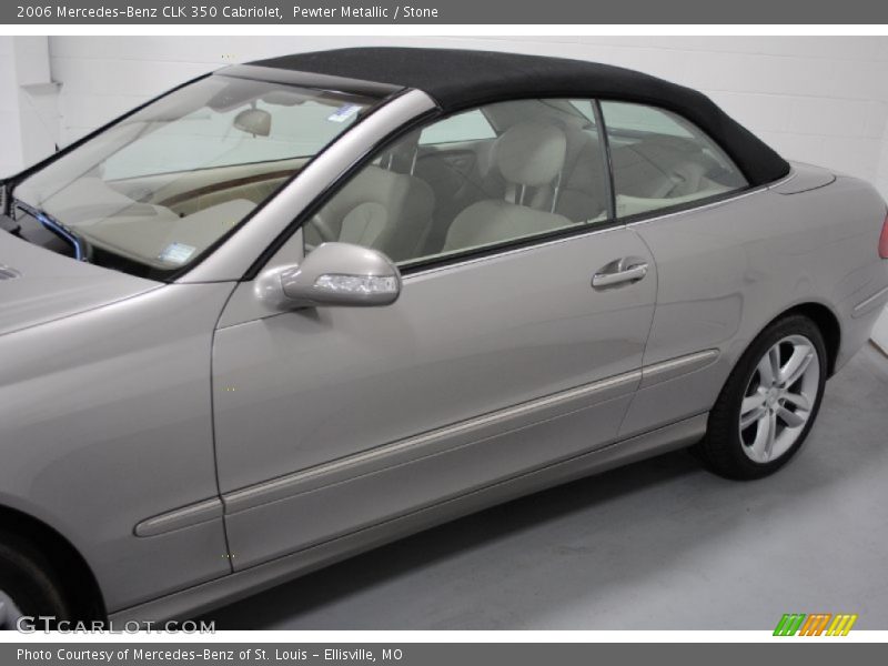 Pewter Metallic / Stone 2006 Mercedes-Benz CLK 350 Cabriolet