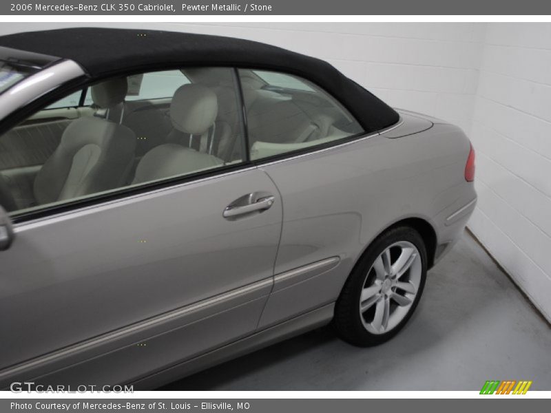 Pewter Metallic / Stone 2006 Mercedes-Benz CLK 350 Cabriolet