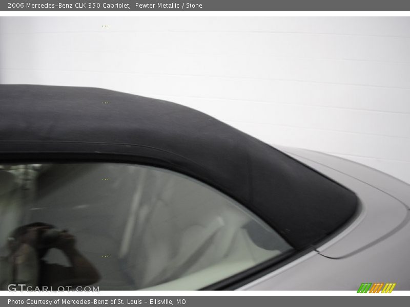 Pewter Metallic / Stone 2006 Mercedes-Benz CLK 350 Cabriolet
