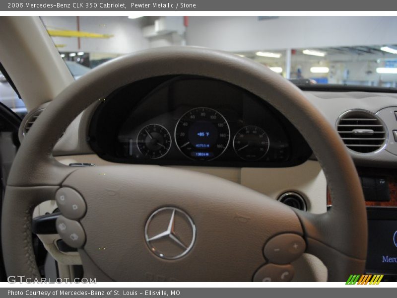 Pewter Metallic / Stone 2006 Mercedes-Benz CLK 350 Cabriolet
