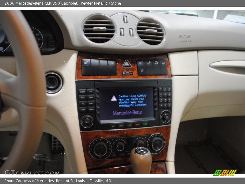 Pewter Metallic / Stone 2006 Mercedes-Benz CLK 350 Cabriolet