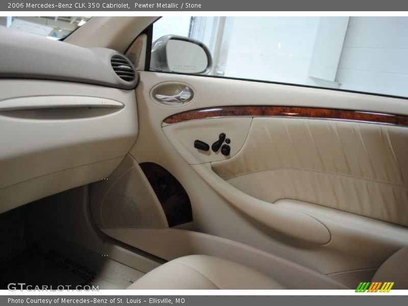 Pewter Metallic / Stone 2006 Mercedes-Benz CLK 350 Cabriolet