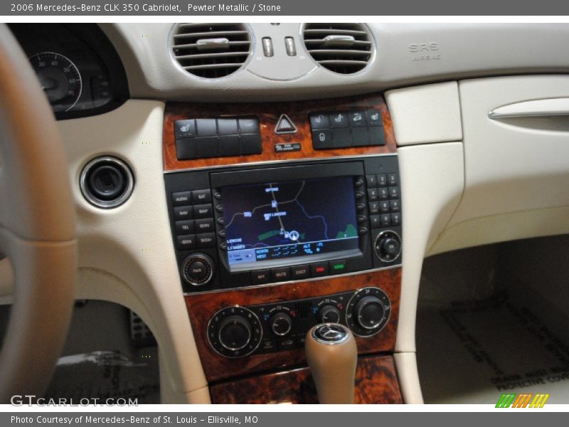 Pewter Metallic / Stone 2006 Mercedes-Benz CLK 350 Cabriolet