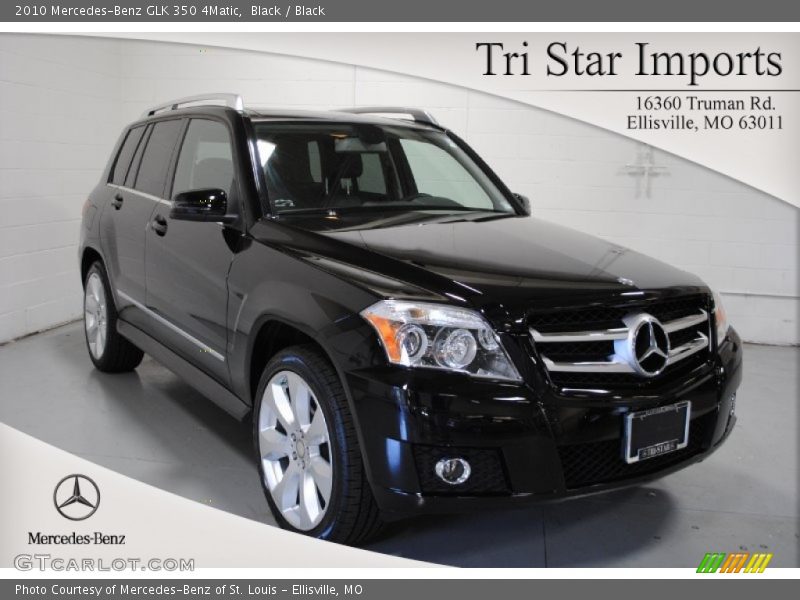 Black / Black 2010 Mercedes-Benz GLK 350 4Matic
