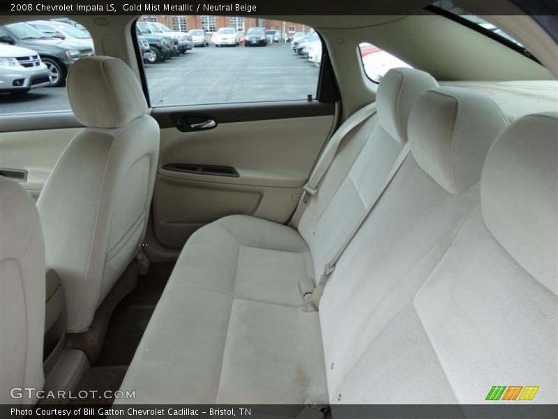 Gold Mist Metallic / Neutral Beige 2008 Chevrolet Impala LS