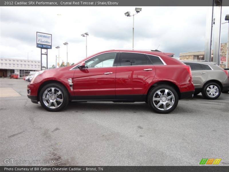 Crystal Red Tintcoat / Shale/Ebony 2012 Cadillac SRX Performance