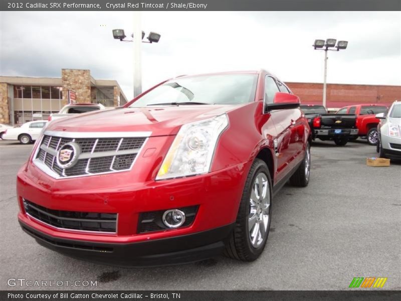 Crystal Red Tintcoat / Shale/Ebony 2012 Cadillac SRX Performance