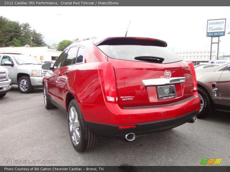 Crystal Red Tintcoat / Shale/Ebony 2012 Cadillac SRX Performance