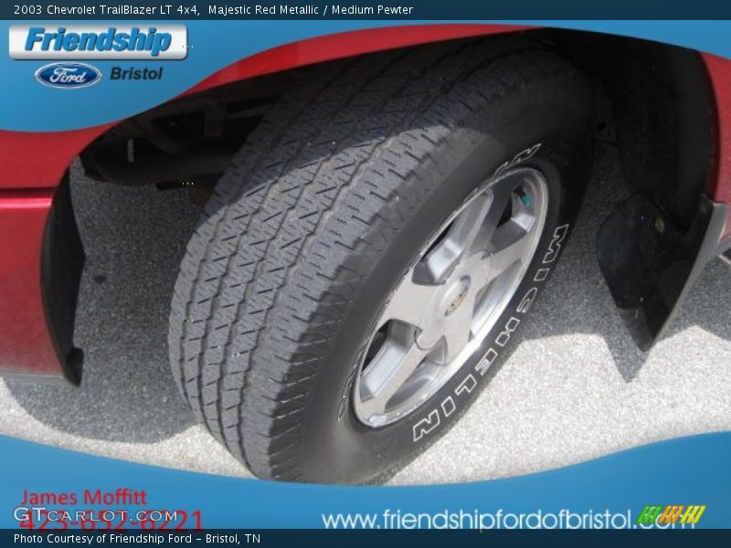 Majestic Red Metallic / Medium Pewter 2003 Chevrolet TrailBlazer LT 4x4