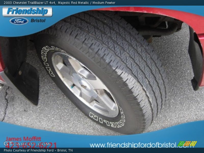 Majestic Red Metallic / Medium Pewter 2003 Chevrolet TrailBlazer LT 4x4