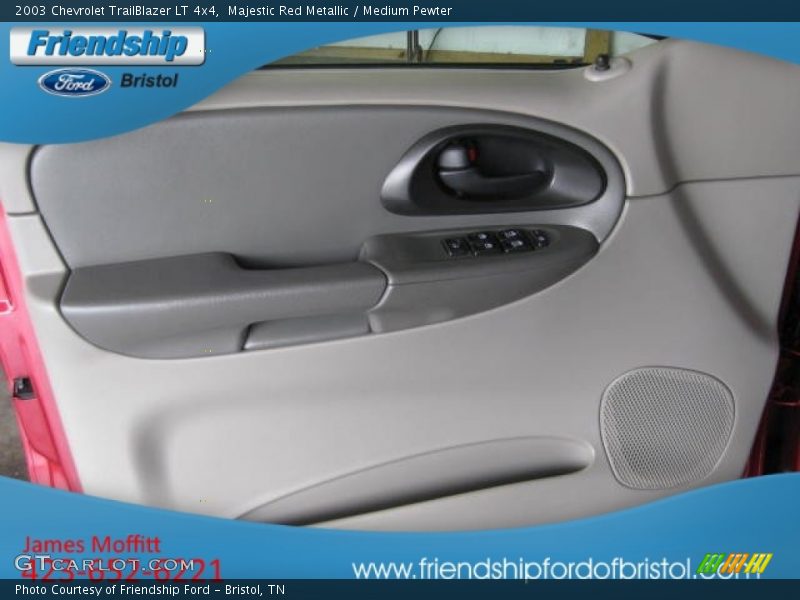 Majestic Red Metallic / Medium Pewter 2003 Chevrolet TrailBlazer LT 4x4