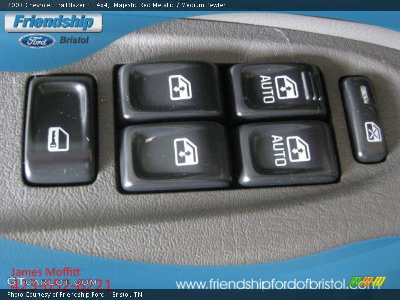 Majestic Red Metallic / Medium Pewter 2003 Chevrolet TrailBlazer LT 4x4