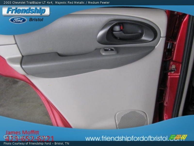 Majestic Red Metallic / Medium Pewter 2003 Chevrolet TrailBlazer LT 4x4