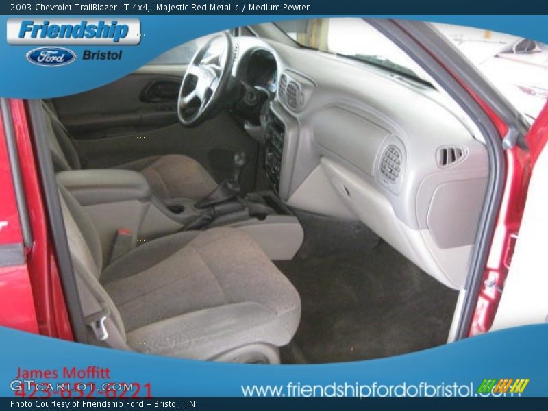 Majestic Red Metallic / Medium Pewter 2003 Chevrolet TrailBlazer LT 4x4